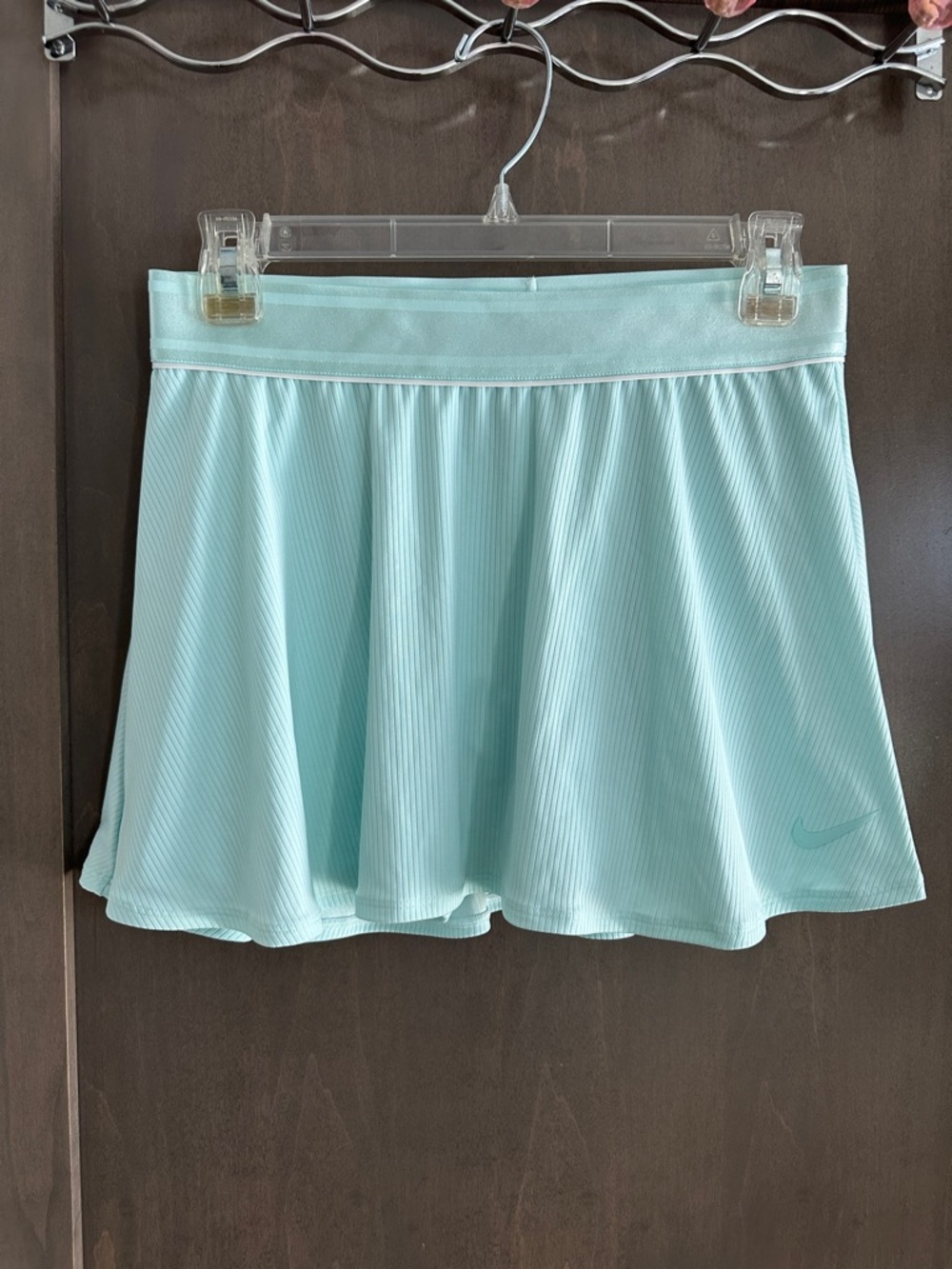 Nike Women’s Dri-Fit Ribbed Tennis Golf Athletic Skort Mint Green Size M